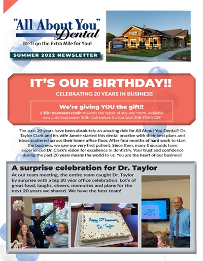 All About You Dental Newsletter